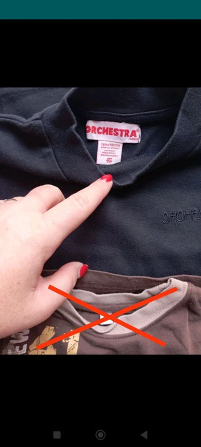 Lot 5 pcs marques diverses 3 ans - photo numéro 2