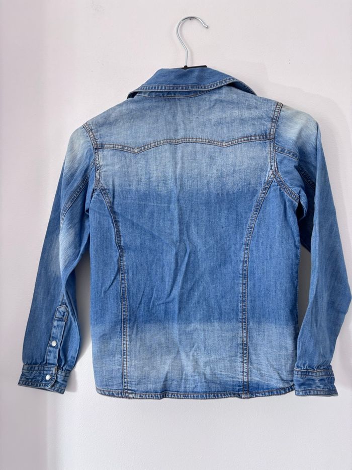 Chemise en jean bleu garçon 8 ans 3 suisses - photo numéro 3
