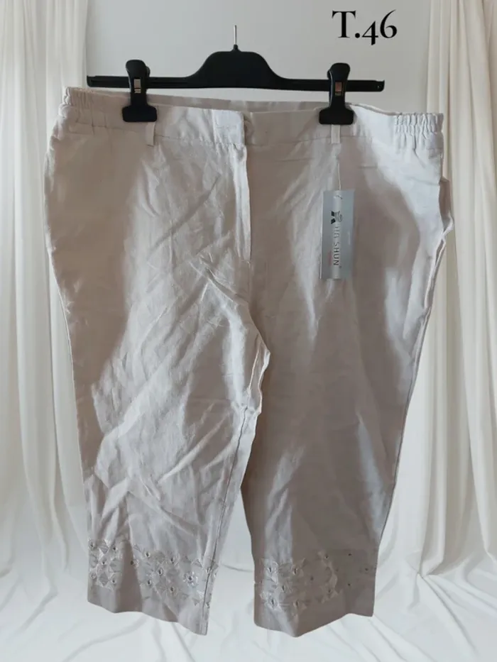 Pantacourt femme -T.46-neuf