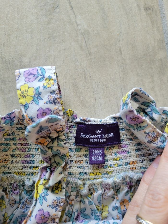 Robe à bretelles motif fleurs Sergent Major 2 ans - photo numéro 3