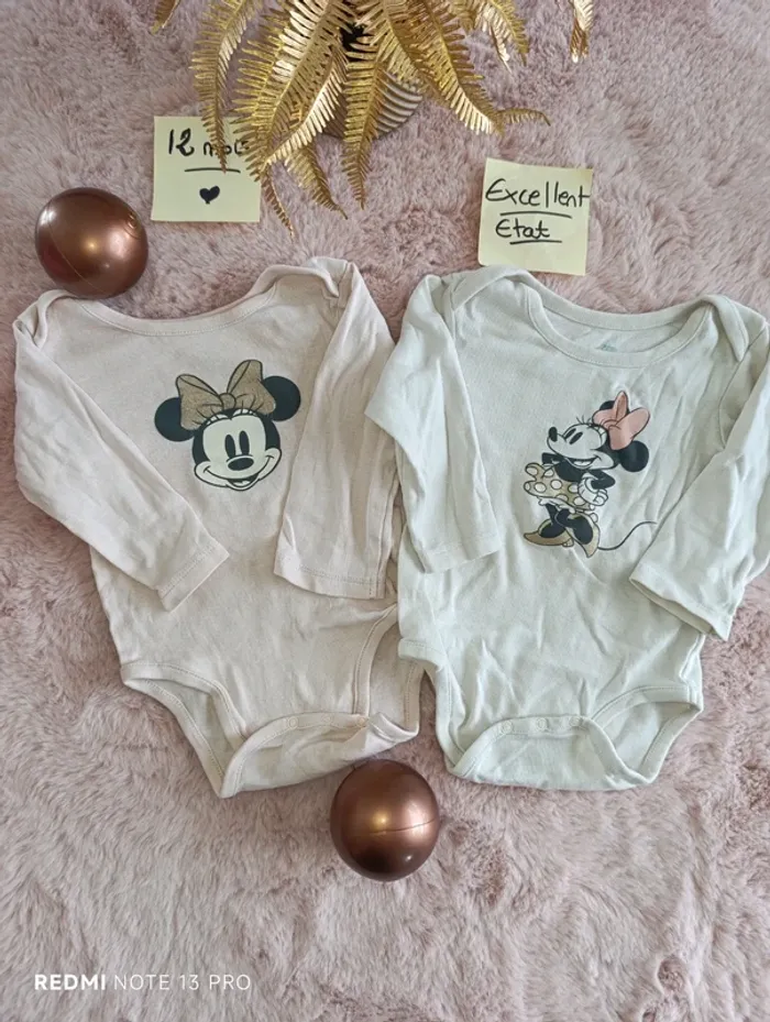 Lot bodies Disney minnie - photo numéro 2