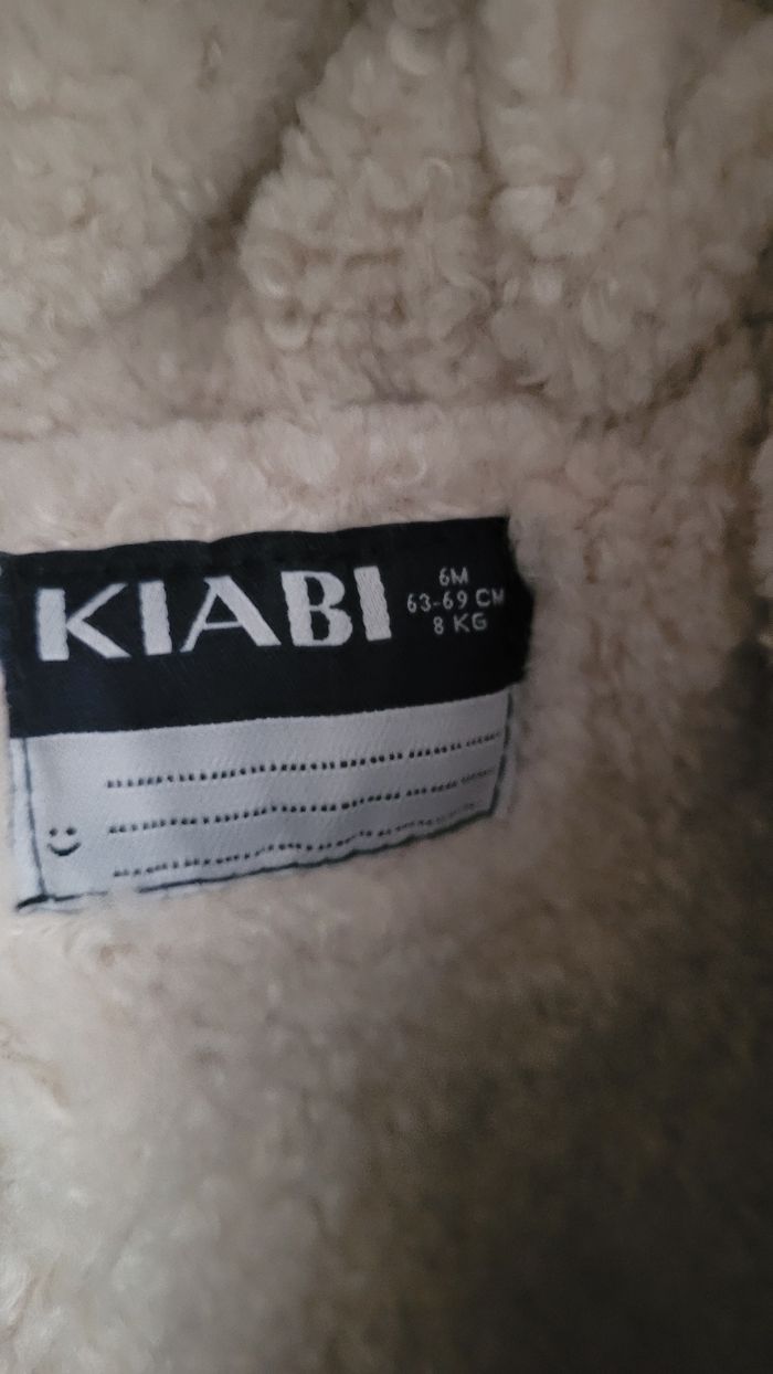 Parka chaude à capuche 6 mois neuve - photo numéro 5