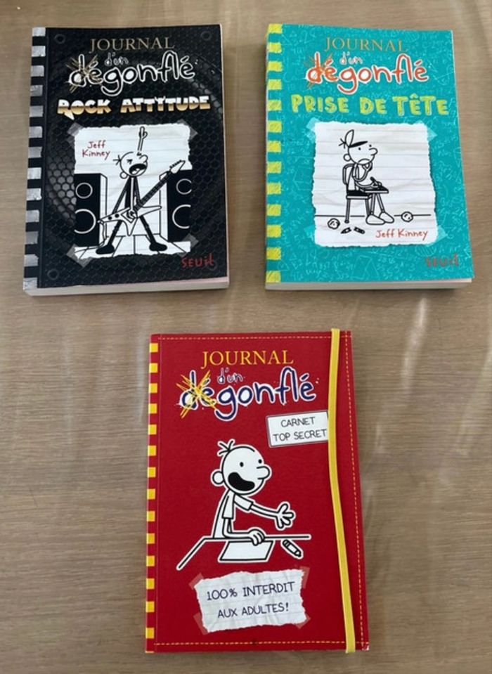 Lot de 18 tomes le journal d’un dégonflé et le carnet top secret - photo numéro 4