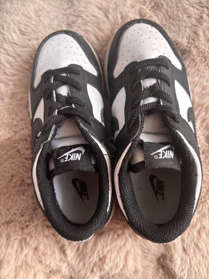 Dunk enfant noir et blanches - photo numéro 2