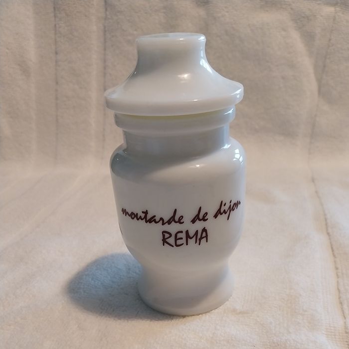 vintage pot à moutarde de Dijon Rema Made in Belgique Belgium - photo numéro 2