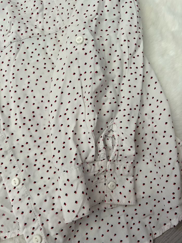 Chemise à longues manches à pois - photo numéro 3