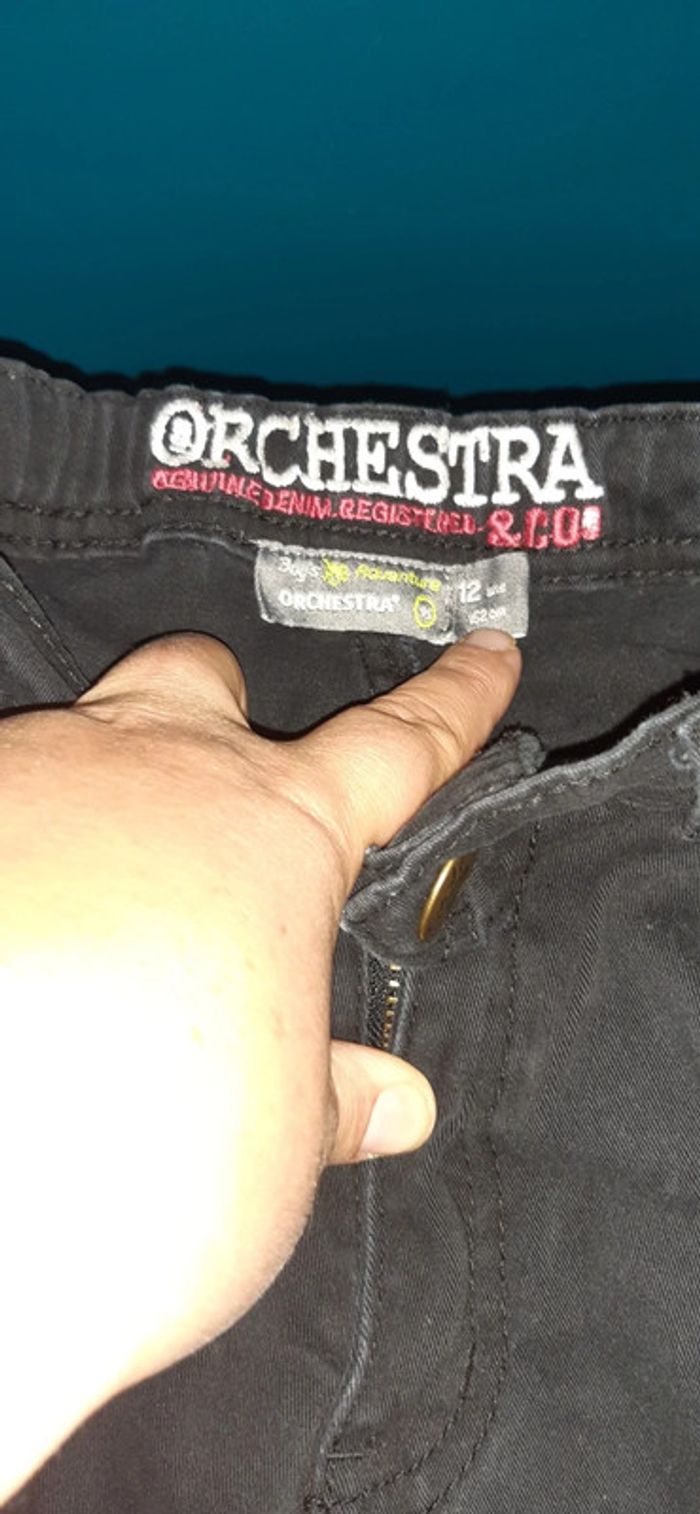Jeans /pantalon orchestra noir 12 ans - photo numéro 2
