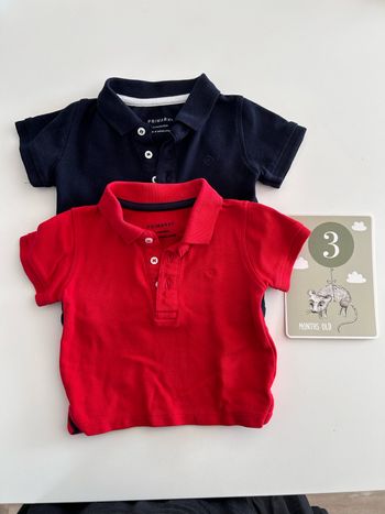 Lot de 2 polos bébé