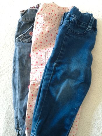 Lot 3 pantalons 9 mois