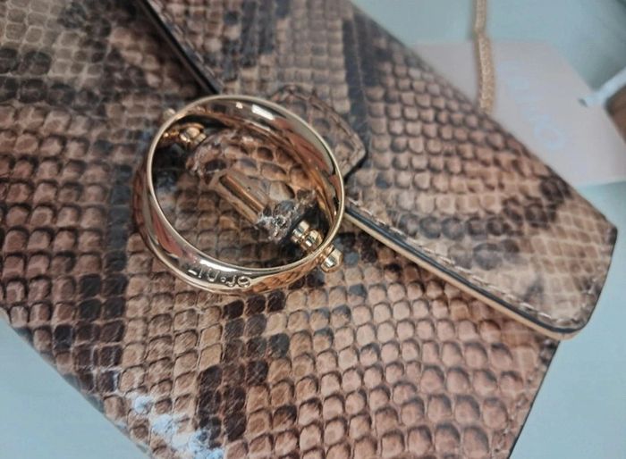 Liu Jo sac à main bandoulière + pochette porte monnaie python neuf - photo numéro 12
