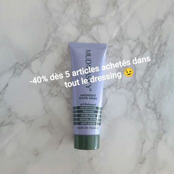 Mudmasky masque pour les mains Midnight 40mL