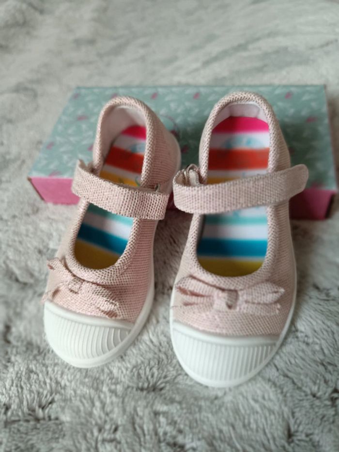 Baskets sneakers bébé fille rose Fresh poésie