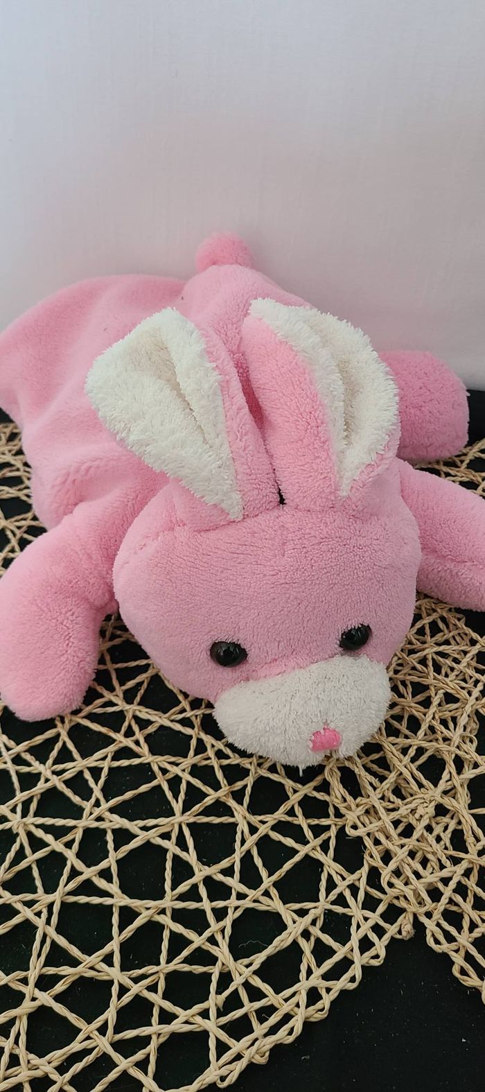 doudou lapin rose range pyjama - photo numéro 5