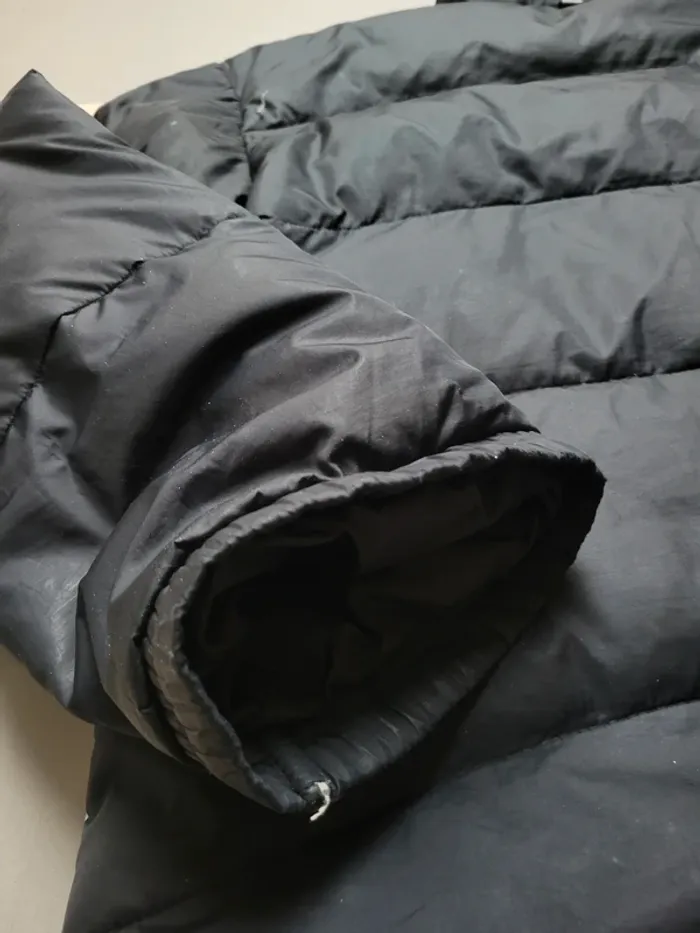 Doudoune nike vintage rétro XL noire et blanche - photo numéro 13