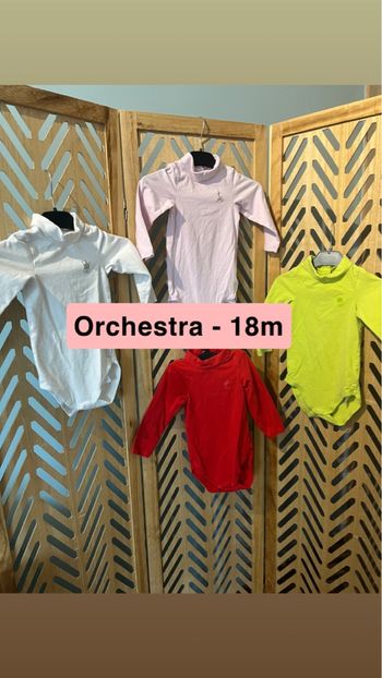 Lot bodies col roulé 18m