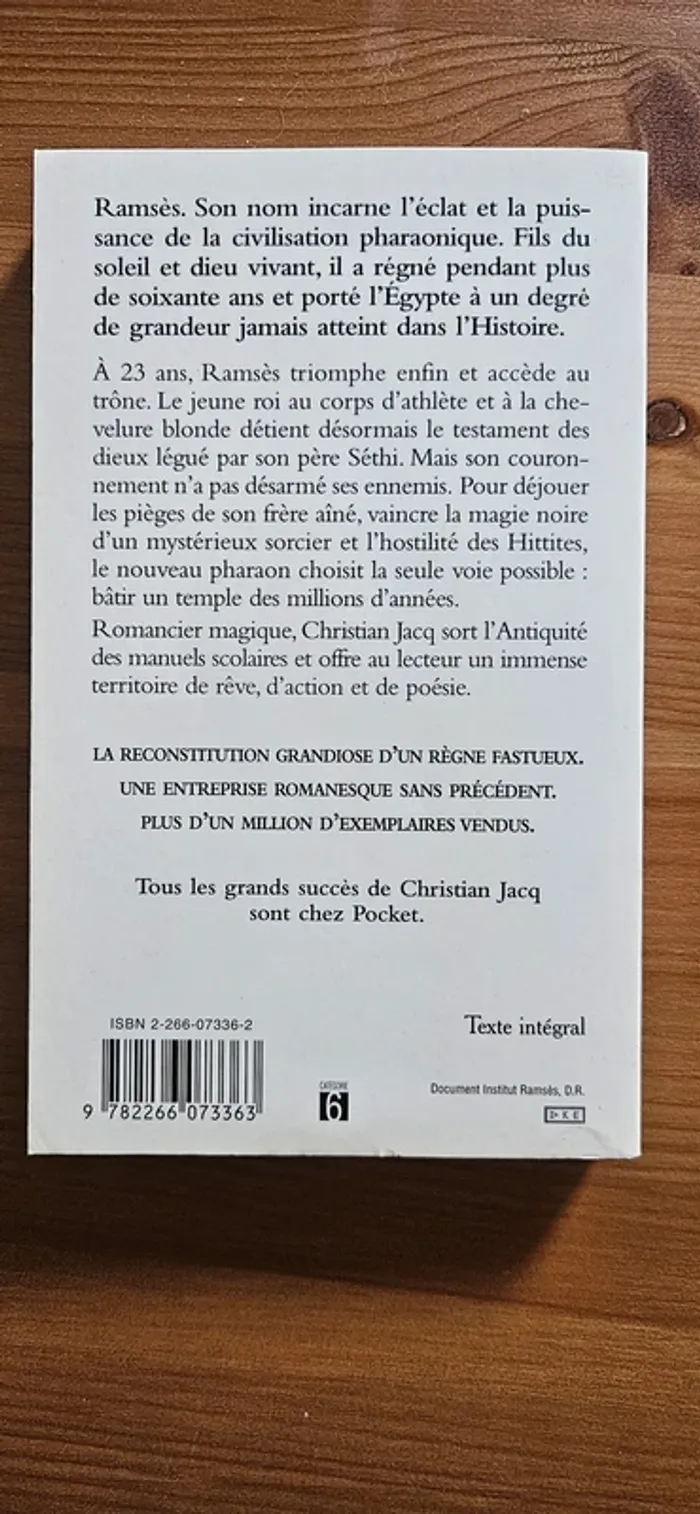 Lot livres Christian Jacq - photo numéro 4
