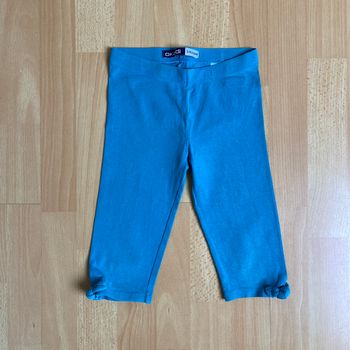 Legging 3/4 turquoise nœuds Okaïdi – 6 ans (116 cm)