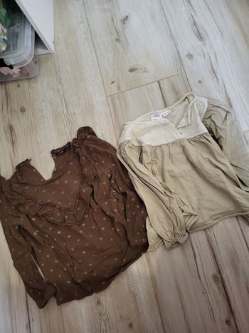 Lot de deux blouses fille