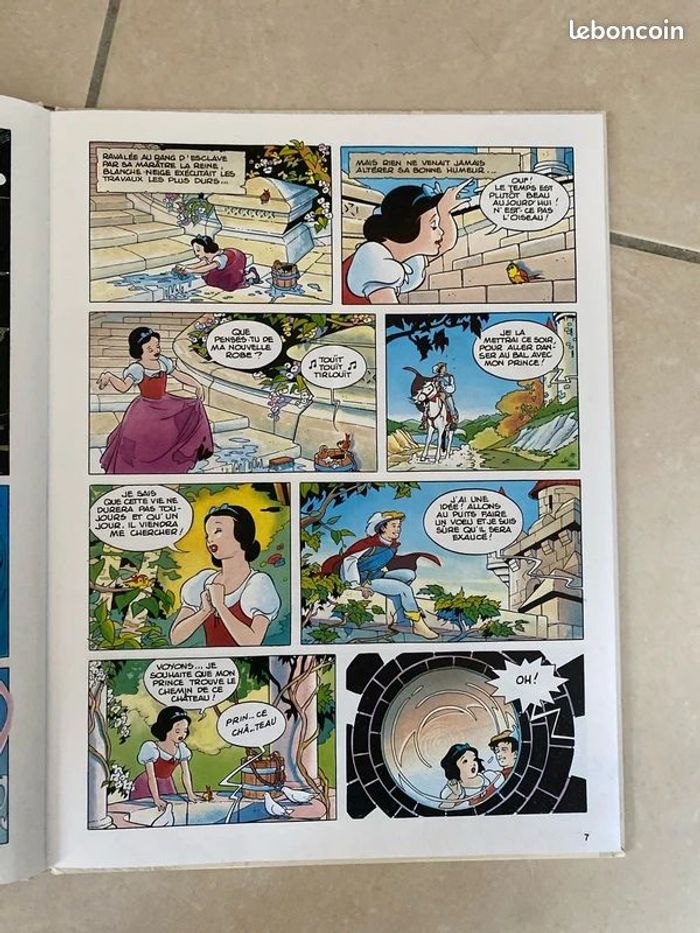 Bande dessinée Blanche neige et les sept nains 1993 Esso - photo numéro 2