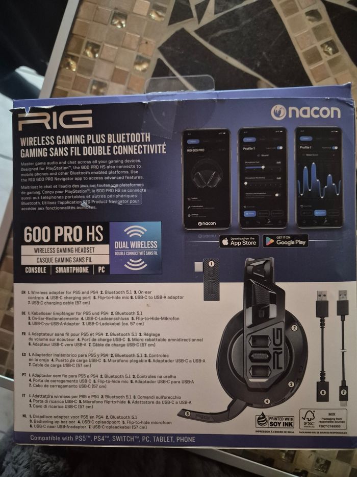 Casque gamer nacon - photo numéro 2