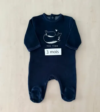 Pyjama garçon Kiabi 3 mois 56-62 cm