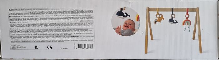 Tapis Gymnase en bois pour bébé avec jouets HEMA. - photo numéro 2