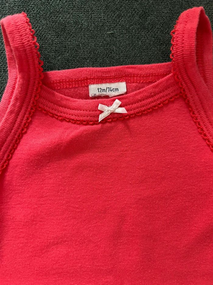 Lot 3 bodies petit bateau 12 mois - photo numéro 6