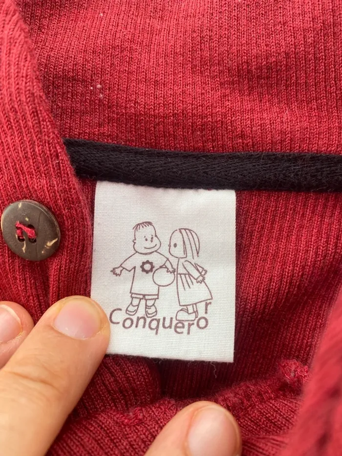 Gilet cardigan col bordeaux rasperry xL - photo numéro 2