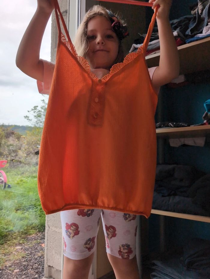 Débardeur orange - photo numéro 2