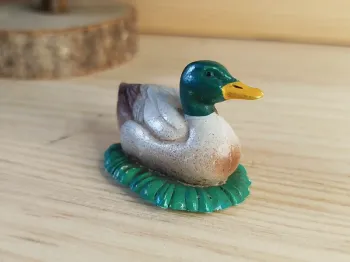 Schleich canard nageant Vintage Figurine animal de la campagne