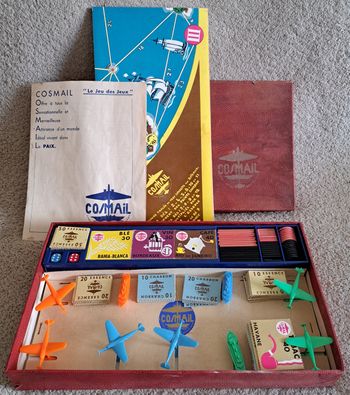 ♟️Ancien jeu de société Cosmail années 1950/60 - incomplet