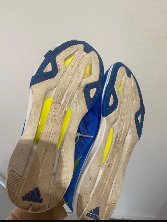 Basket Adidas adizero bleu - photo numéro 8