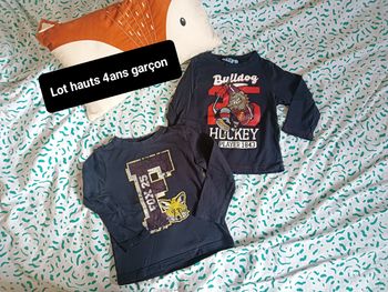 Lot hauts 4ans garçon NKY