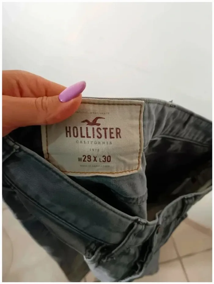 C20 jeans gris Hollister W29 - photo numéro 3