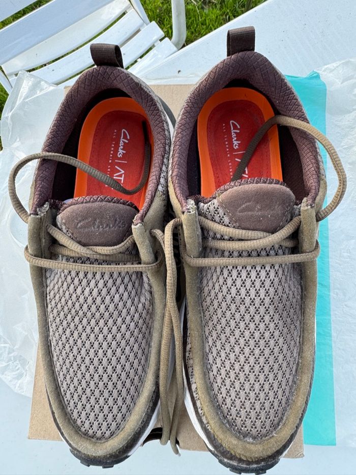 Chaussures Clarks ATL Trail Wally Sneakers, Olive, 41.5 - photo numéro 5