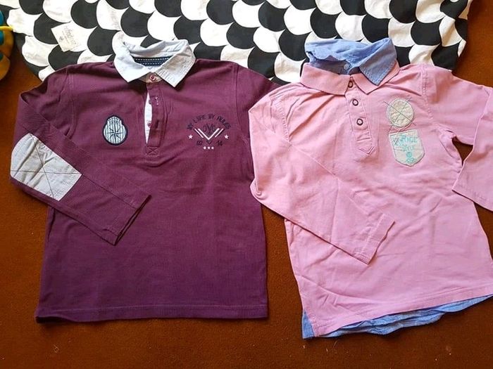Lot de 2 polos garçon hiver 6ans vertbaudet ycc