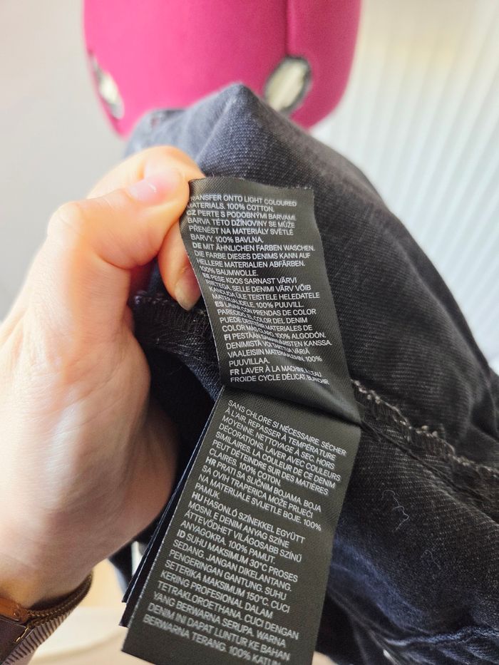 Veste en jean noir taille XS H&M - photo numéro 6