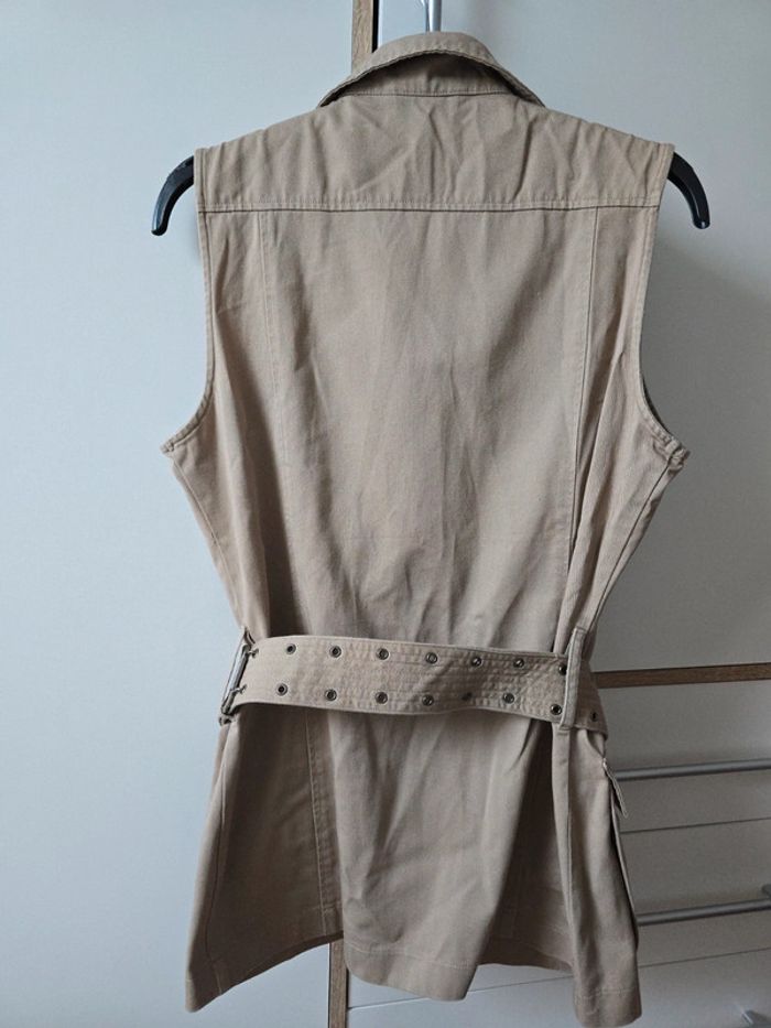 Veste sans manches beige - photo numéro 3