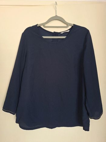 Blouse bleu marine Camaïeu taille 38