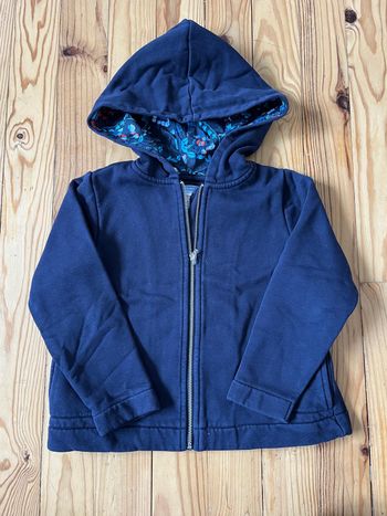 Gilet sweat marine Jacadi 4 ans