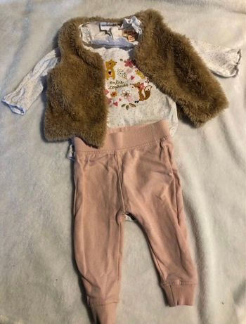 Ensemble fille 3 mois