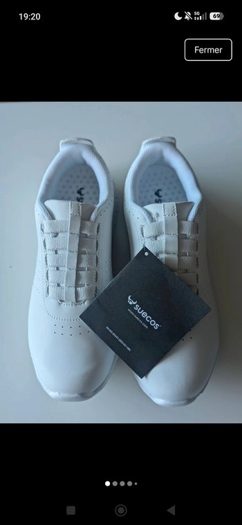 Chaussures médicale Suecos Erik blanc