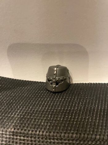 Playmobil casque gris foncé anthracite armure chevalier médiéval moyen âge pièces détachées