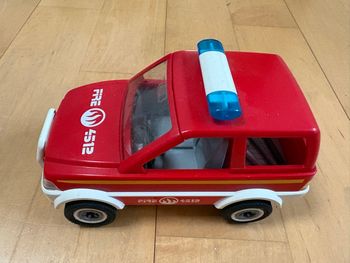 Lot de playmobil pompier (camion, bateau…)
