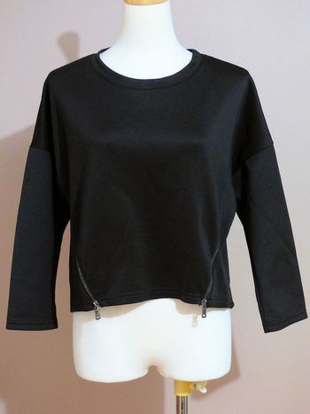 Haut court noir Jennyfer