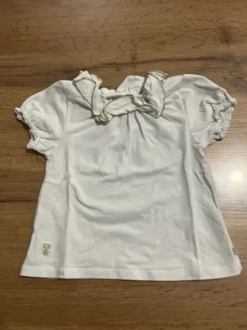 T shirt obaibi blanc 9 mois