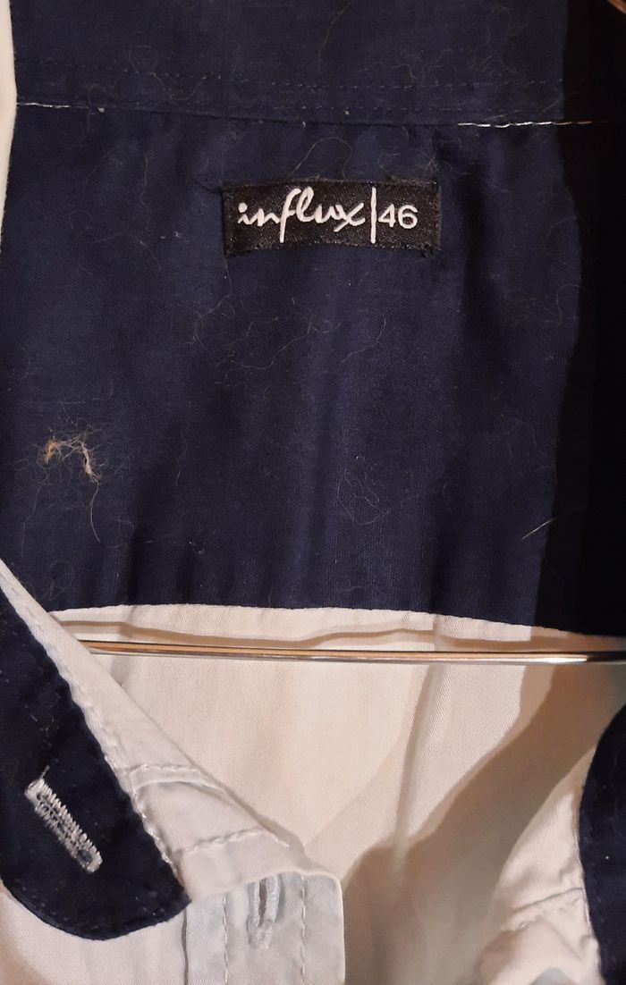 Chemise bleue très claire, Influx, taille 46 - photo numéro 6