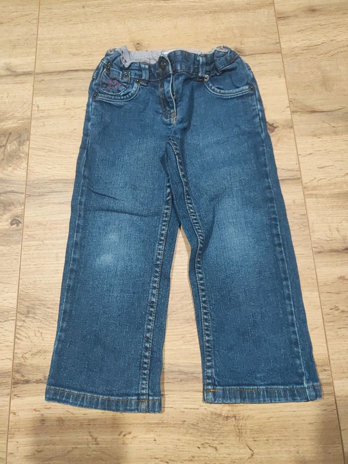 Jean bleu marine Verbaudet 3 ans Etoile rose