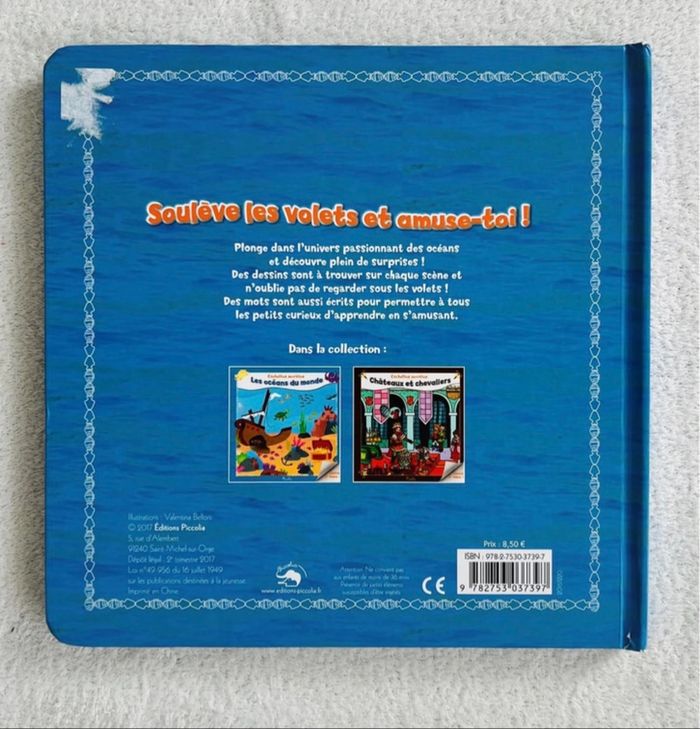 Livre enfant Cachettes secrètes Les océans du monde - photo numéro 2