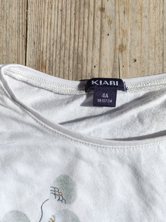 Tee-shirt blanc Nature Mélody - Kiabi - 4 Ans - photo numéro 4